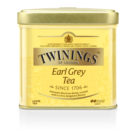 Twinings Juodoji arbata Earl grey 100g, 6 pakuočių komplektas