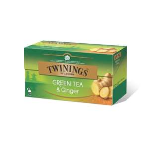 Twinings Žalioji arbata su imbieru 25x1.6g, 40g, 4 pakuočių komplektas