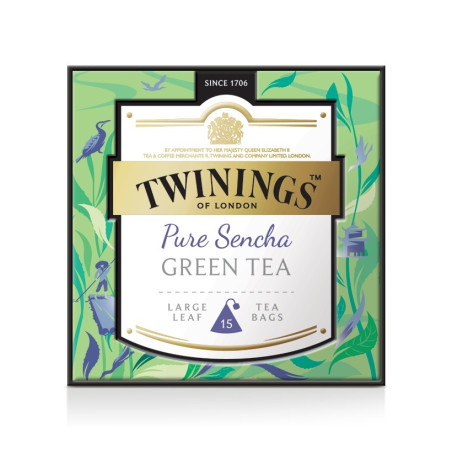 Twinings arbata maišeliuose Pure Sencha Green,15pak.