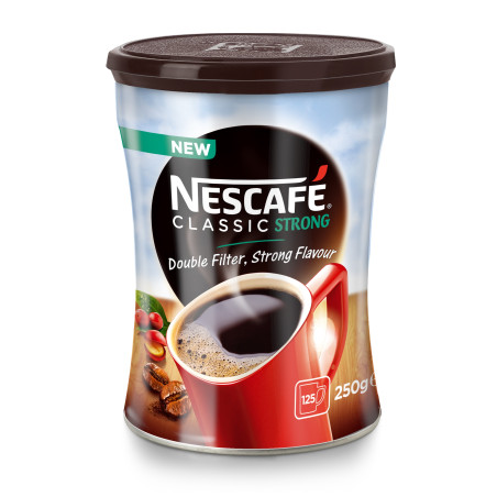 Nescafe Classic Strong tirpi kava (skardinė), 250g, 6 pakuočių komplektas