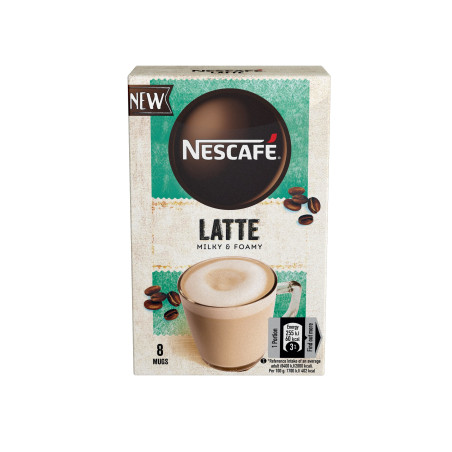 Nescafe Latte tirpios kavos gėrimas 8x15g, 4 pakuočių komplektas