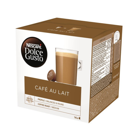 Nescafe Dolce Gusto kava Au Lait 16kapsulių, 160g, 3 pakuočių komplektas