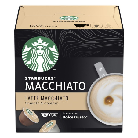 Starbucks Dolce Gusto Latte Macchiato 12cap 129g, 3 pakuočių komplektas