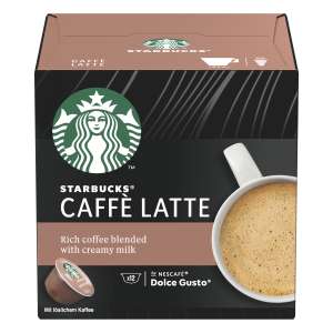 Starbucks Dolce Gusto Caffe Latte 12 cap. 121,2g, 3 pakuočių komplektas