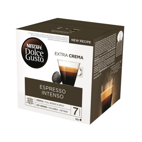 Nescafe Dolce Gusto Espresso Intenso 16 kaps. 112g, 3 pakuočių komplektas