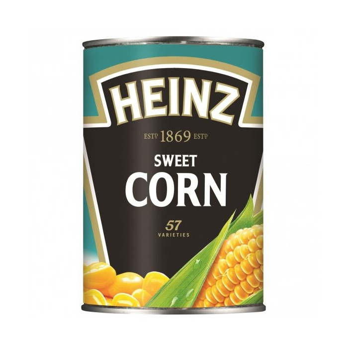 Heinz konservuoti kukurūzai, 400g/240g, 10 pakuočių komplektas