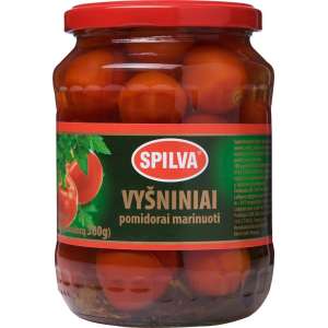 Spilva Vyšniniai pomidorai marinate 680(380)g, 8 pakuočių komplektas