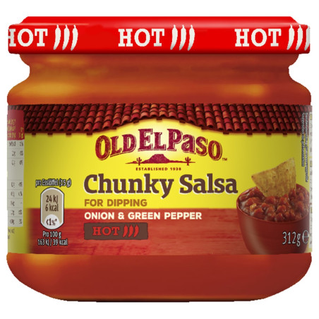 Old El Paso aštrus padažas salsa, 312g, 6 pakuočių komplektas