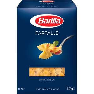 Barilla Farfalle makaronai 500g, 6 pakuočių komplektas