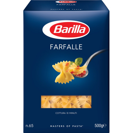 Barilla Farfalle makaronai 500g, 6 pakuočių komplektas