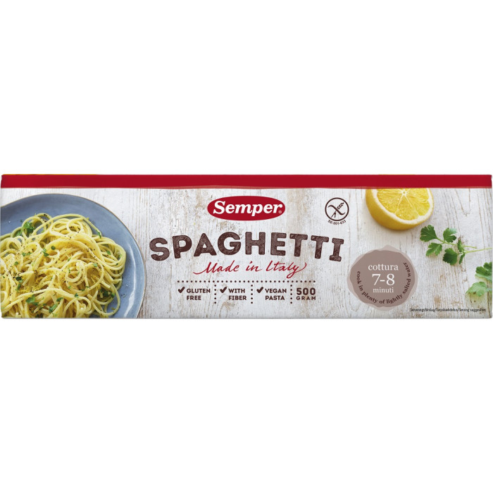 Semper Gluten Free makaronai Spaghetti 500 g 