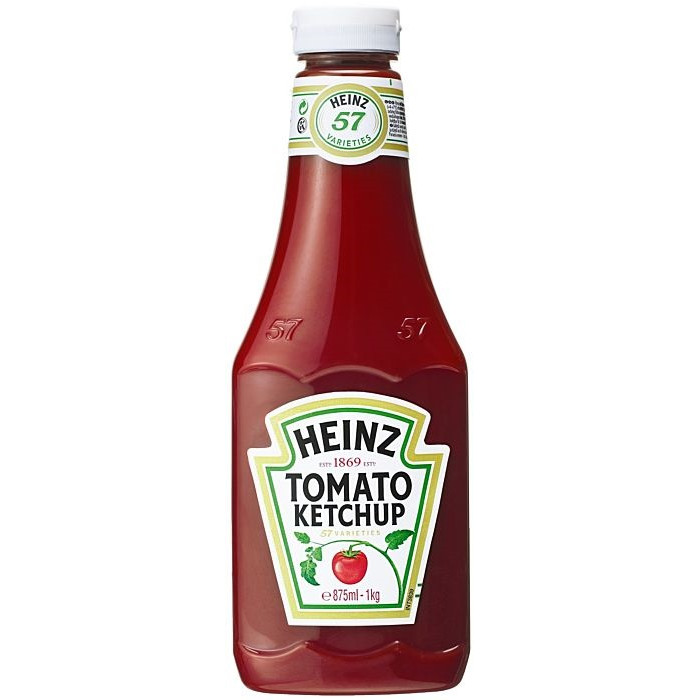 Heinz kečupas, 875ml/1kg, 4 pakuočių komplektas