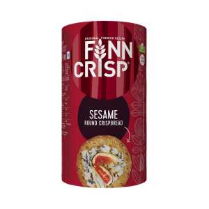 Finn Crisp duonos paplotėliai su sezamu, 250g, 12 pakuočių komplektas