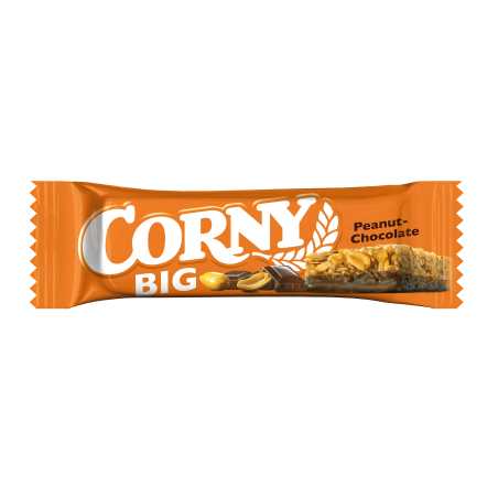 Corny Big javainis su žemės riešutais,50g, 24 pakuočių komplektas