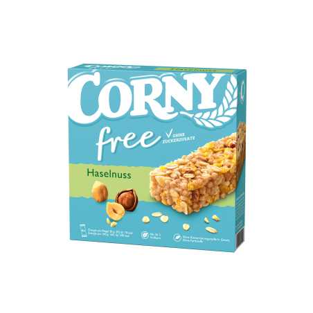 Corny Freesu lazdyno riešutais, 6x20g, 10 pakuočių komplektas