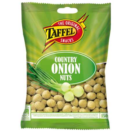 Taffel Country Onion sūdyti riešutai, 150g, 11 pakuočių komplektas
