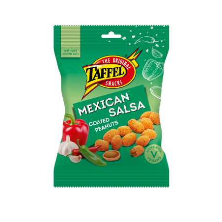 Taffel Mexican Salsa sūdyti riešutai, 140 g, 11 pakuočių komplektas