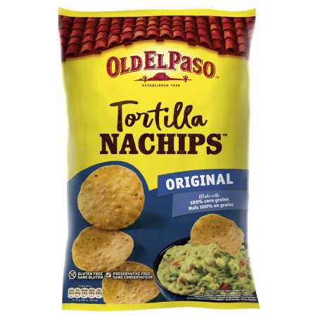 Old El Paso tortilijų traškučiai Chips, 185g, 10 pakuočių komplektas