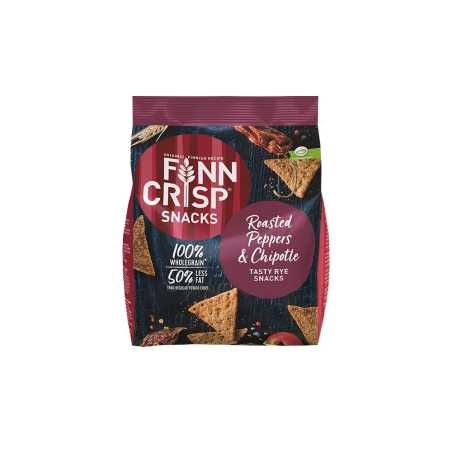 Finn Crisp duonos traškučiai su chipot. ir pip, 150g, 10 pakuočių komplektas