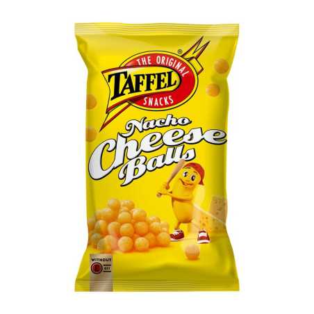 Taffel Nachi Cheese Balls kukurūzų trašk., 165 g, 18 pakuočių komplektas