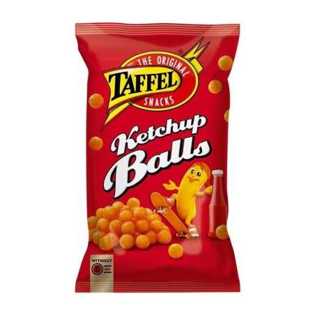 Taffel Ketchup Balls kukurūzų traškučiai, 165 g, 18 pakuočių komplektas