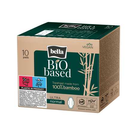 Bella Bio Based higieniniai paketai Ultra thin Normal, 10vnt., 16 pakuočių komplektas