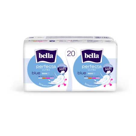 Bella Perfecta higieniniai paketai Ultra Blue 20vnt., 6 pakuočių komplektas