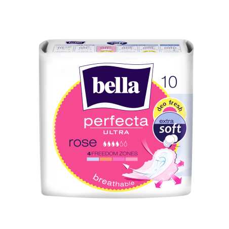 Bella Perfecta higieniniai paketai Ultra Rose 10 vnt., 6 pakuočių komplektas