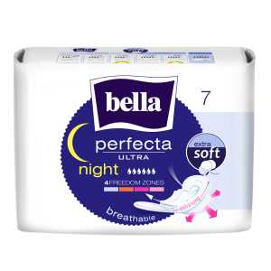 Bella Perfecta higieniniai paketai Night Soft 7vnt., 12 pakuočių komplektas