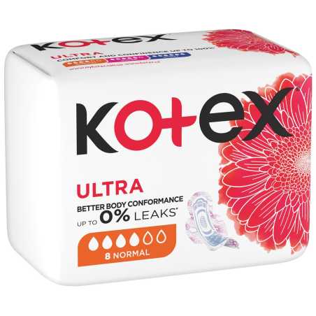 Kotex higieniniai Paketai Normal 8vnt., 12 pakuočių komplektas