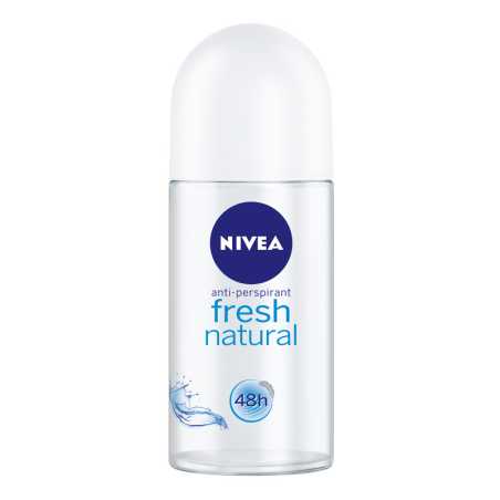 Nivea Fresh Natural Rutulinis dezodorantas moterims 50ml , 6 pakuočių komplektas