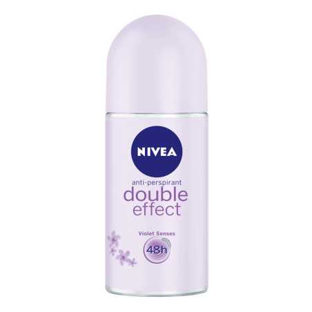 Nivea Double Effect Rutulinis dezodorantas moterims 50ml , 6 pakuočių komplektas