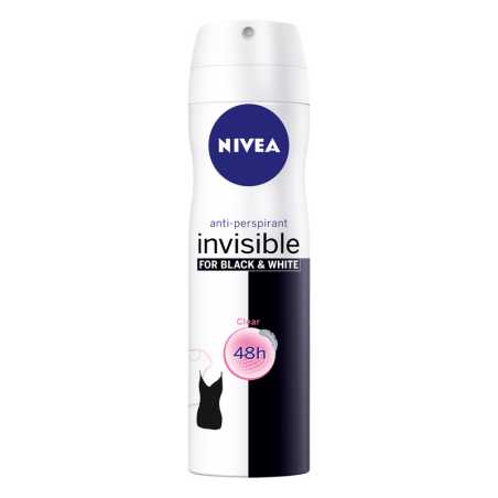 Nivea B&W Clear purškiamas dezodorantas moteriškas 150ml , 6 pakuočių komplektas