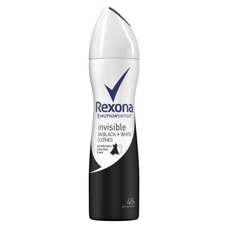 Rexona B&W purškiamas dezodorantas, 150ml , 6 pakuočių komplektas