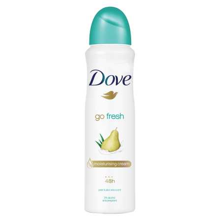 Dove Go Fresh moteriškas purškiamas dezodorantas Pear&Aloe, 150ml , 6 pakuočių komplektas