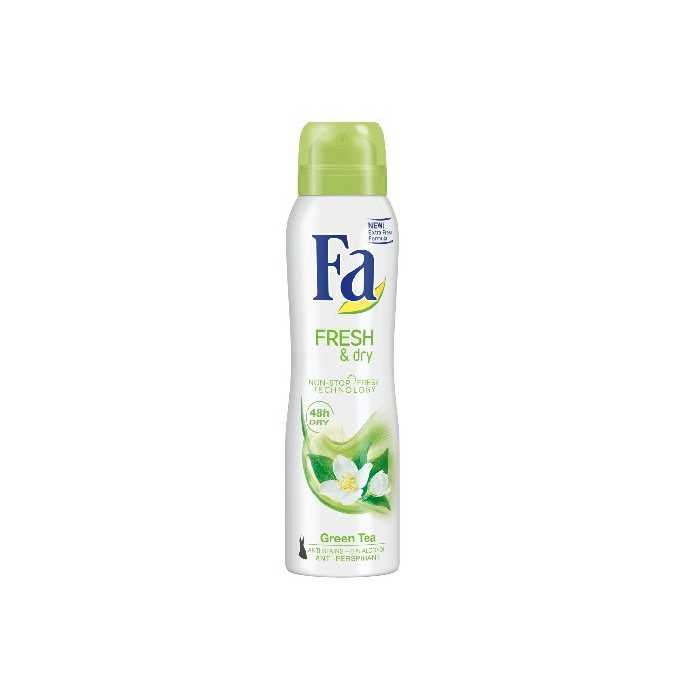 Fa Fresh&Dry purškiamas dezodorantas Green Tea, 150ml , 6 pakuočių komplektas