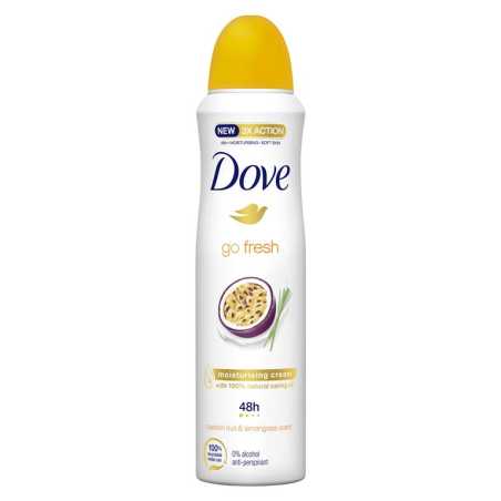 Dove Go Fresh pasiflorų kv.purškiamas Antiperspirantas150 ml , 6 pakuočių komplektas