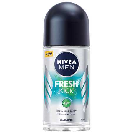 Nivea Men Rutulinis dezodorantas vyriškas Cool Kick Fresh, 6 pakuočių komplektas
