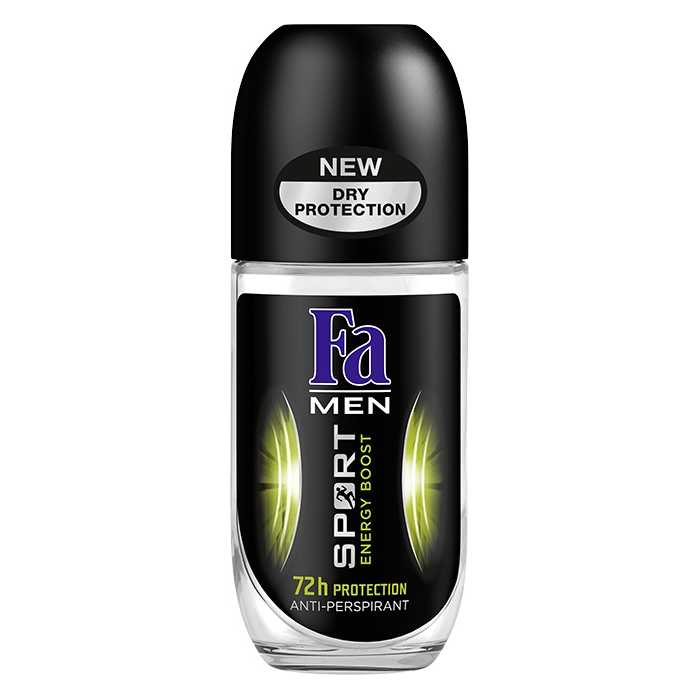 Fa Men Double Power Rutulinis dezodorantas Power Boost ST, 50ml , 6 pakuočių komplektas
