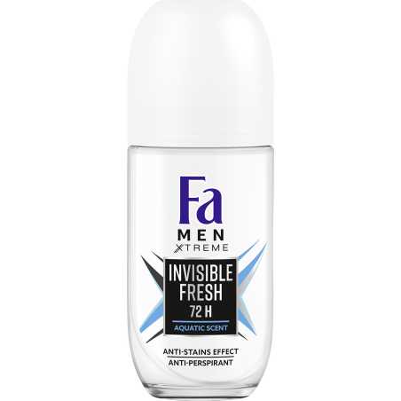 Fa Men Rutulinis dezodorantas Invisible Fresh 50ml , 3 pakuočių komplektas