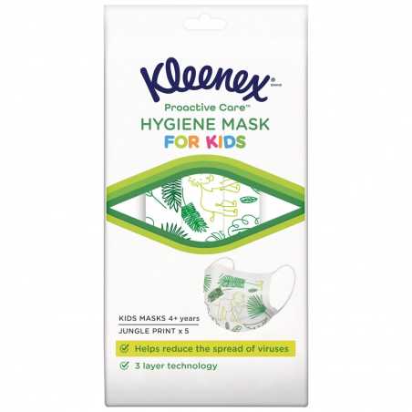Kleenex medicininės kaukės vaikams, 9 pakuočių komplektas