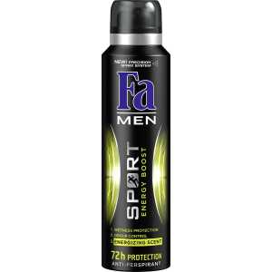 Fa Men Double Power aerozolinis dezodorantas Power Boost, 150ml , 6 pakuočių komplektas