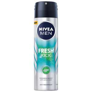Nivea Men purškiamas dezodorantas vyrams Cool Kick Fresh, 6 pakuočių komplektas