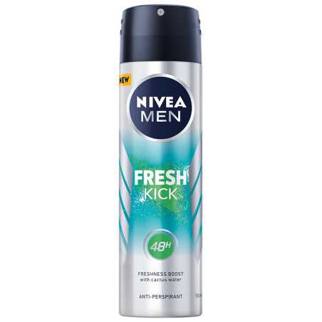 Nivea Men purškiamas dezodorantas vyrams Cool Kick Fresh, 6 pakuočių komplektas