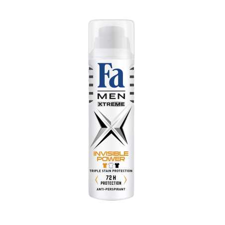 Fa Men Xtreme Invisible aerozolinis dezodorantas, 150ml , 6 pakuočių komplektas