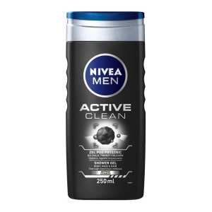 Nivea Men Active Clean Dušo želė vyriškas 250ml , 6 pakuočių komplektas