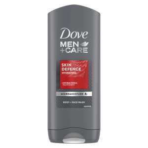 Dove antibakterinė dušo želė vyriškas Skin Defence, 400ml , 6 pakuočių komplektas