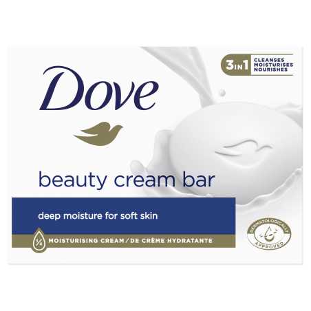 Dove Cream Bar rankų muilas, 90g, 12 pakuočių komplektas