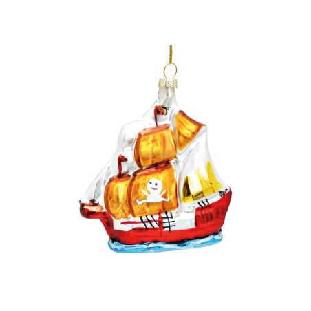 Eglutės žaisliukas - Piratų laivas