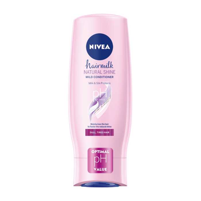 Nivea Hair Milk kondicionierius plaukams Natural Shine 200ml, 6 pakuočių komplektas